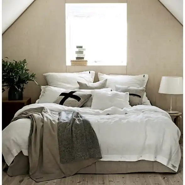Billig Misty Lovely Linen påslakan enkelsäng linne