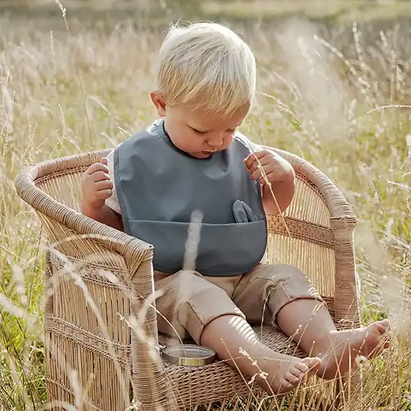 Säker betalning Babyhaklapp Bunny