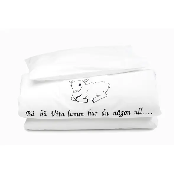 Eco-barnpåslakan Bä Bä percale Köp online