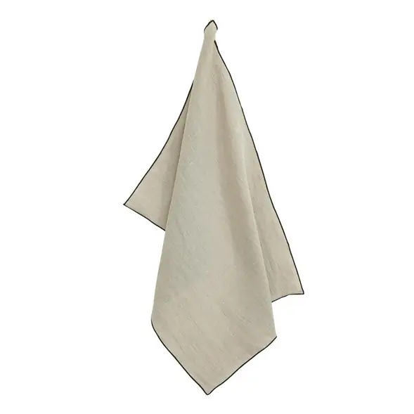 Beställ idag Rough linen solid handduk