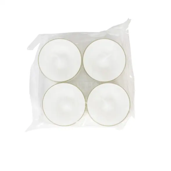 Sista chansen Stort värmeljus 4-pack i plastkopp