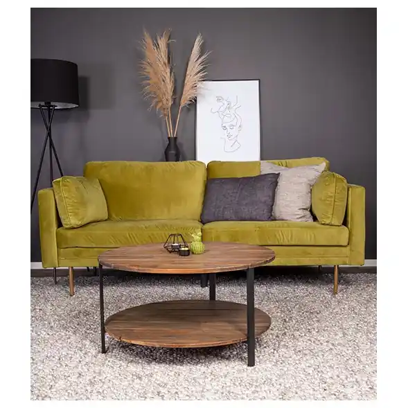 Boom 3-sits soffa sammet Populär