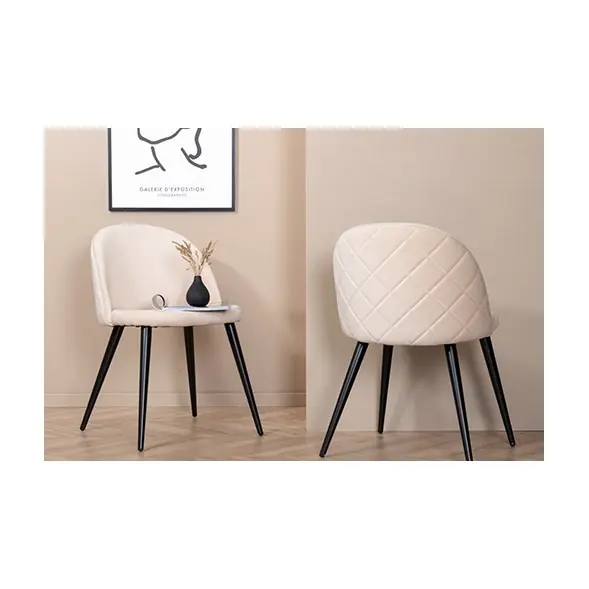 Velvet matstol 2-pack Snabb frakt