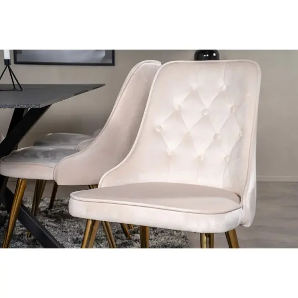 Velvet Lyx matstol 2-pack Snabb leverans