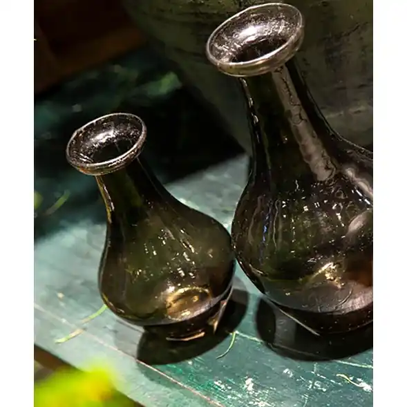 Vas av återvunnet glas Kundfavorit