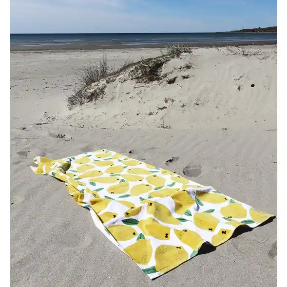 Beställ idag Beachhandduk Citron