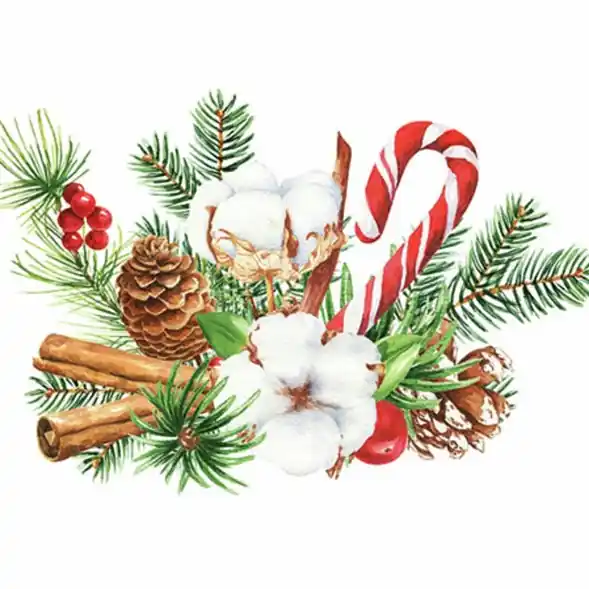 Kundfavorit Servett Juldekoration