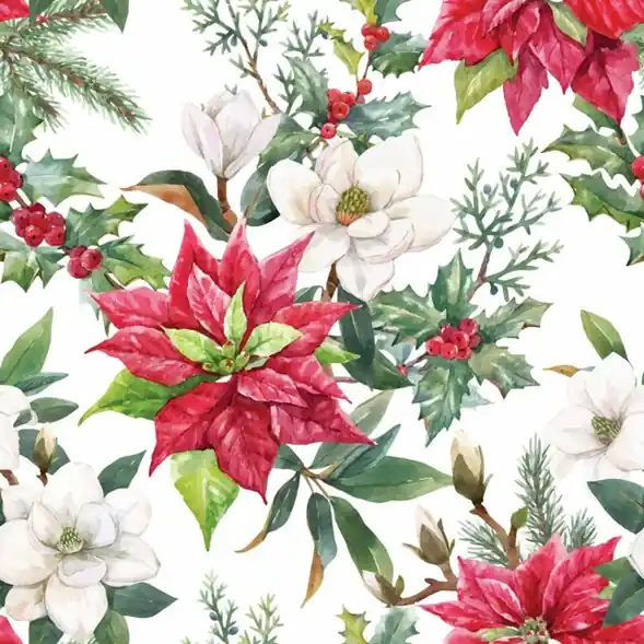Servetter julblommor Rabatter