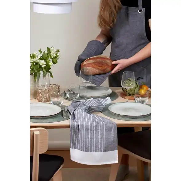 Trygg betalning Kökshandduk Ronja recycled