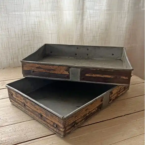 Lågt pris Gammal järnbricka 36x27
