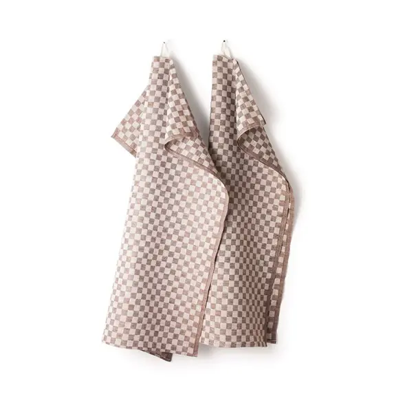 Begränsat antal Kökshandduk i linne Schack 2-pack