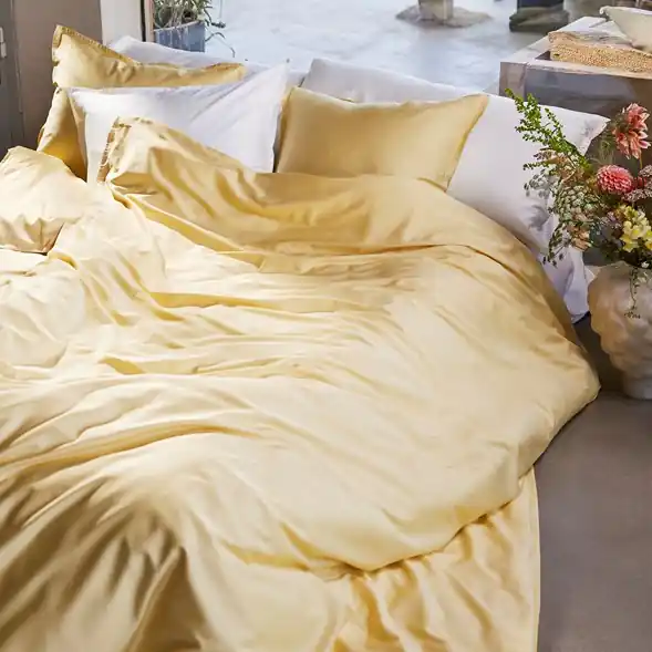 Utförsäljning Bamboo Solid påslakanset med 2 örngott