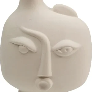 Begränsad tid Vas Spherical Face Vänster - Vit, 16cm