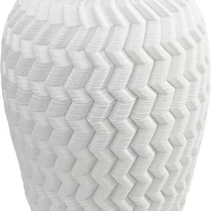 Vas Akira - Oval, vit, 35cm Billig