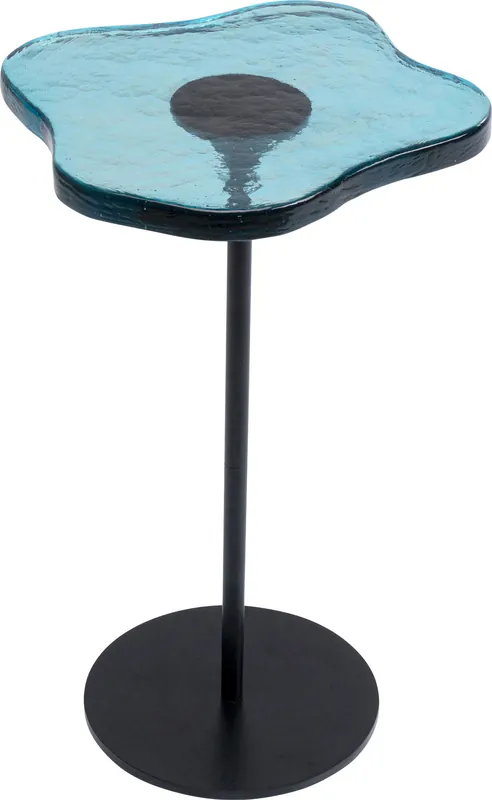 Bästa pris Sidobord Lava - Blå, Ø30cm