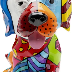 Beställ idag Dekorfigur Dog Patchwork - Hund, Flerfärgad, 35cm