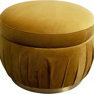 Beställ idag Sittpuff Nube - Senapsgul Ø56cm