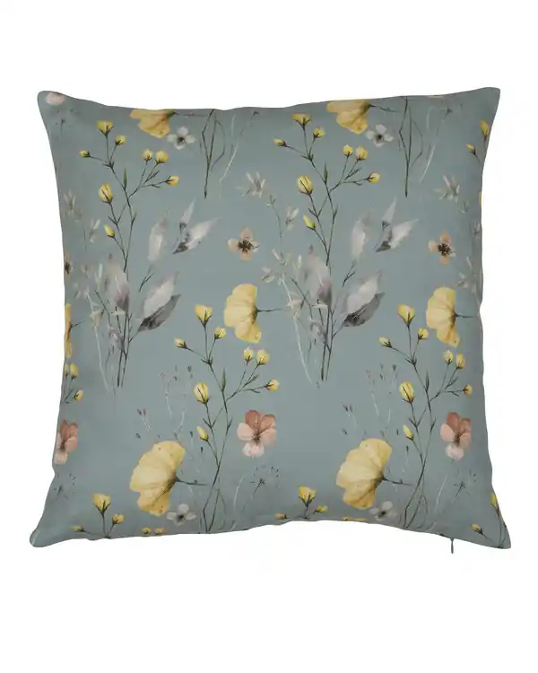 Kuddfodral Lykke med tryck blommotiv 1-pack Outlet