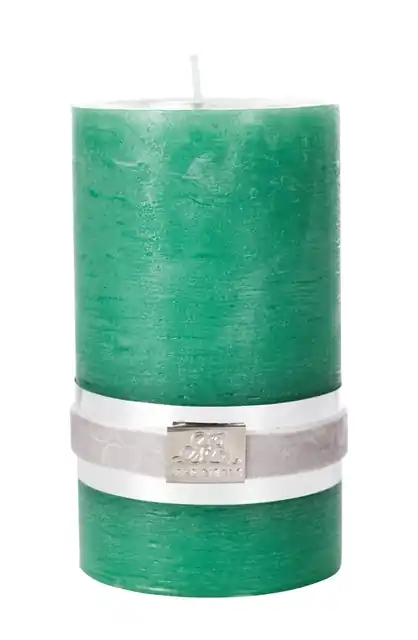 Blockljus Lene Bjerre Rustic Grön 12,5cm risnedsättning