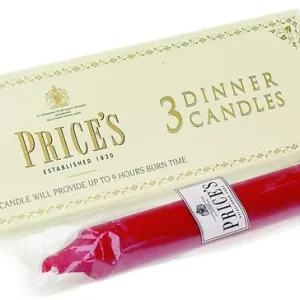 Nedsatt pris Price's Kronljus Wine Red