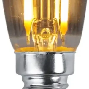 Trygg betalning Star Trading LED-Lampa E14 Smoke Glas 1W