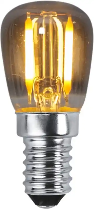 Trygg betalning Star Trading LED-Lampa E14 Smoke Glas 1W