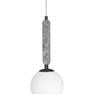 Trygg betalning Taklampa Pendel Marmor Grå Globen Lighting Torrano 15cm