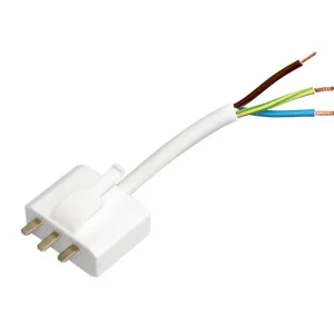 Endast idag PR Home Takkontakt DCL Kabel Jordad 20 cm Vit