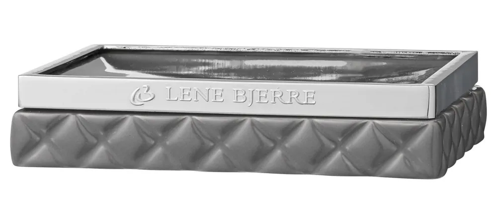 Utförsäljning Tvålkopp Lene Bjerre Portia Grå/Silver 10cm