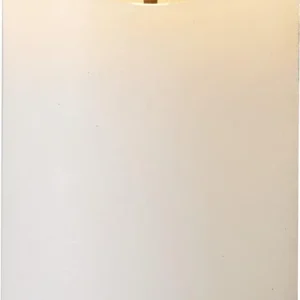 Erbjudandepris Blockljus LED Star Trading Flamme Rustic Vit 7,5x12,5cm