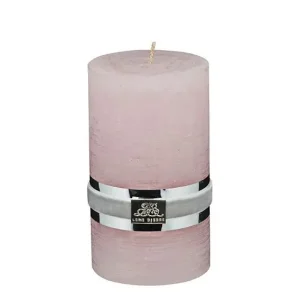 Blockljus Lene Bjerre Rustic Rosa 12,5cm Endast idag