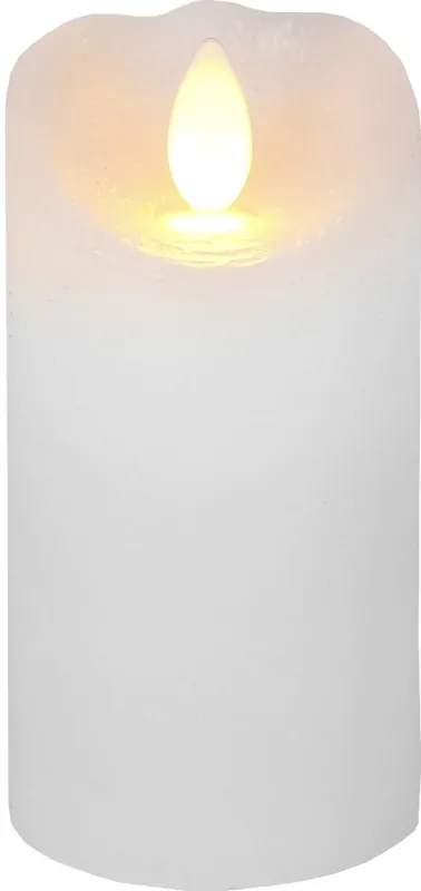 Blockljus LED Star Trading Glow Vit 5,5x10cm Fri frakt