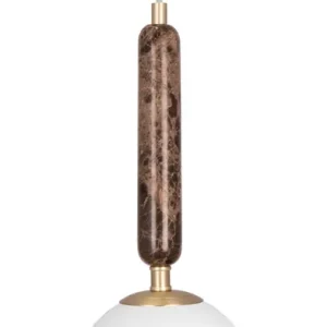 Kampanjpris Taklampa Pendel Marmor Brun Globen Lighting Torrano 15cm