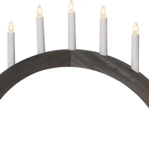 Star Trading Trapp Adventsljusstake Brun 34 cm Fynd