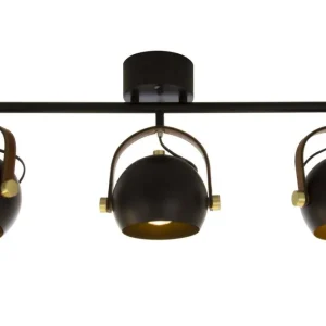 Takspotlight Aneta Lighting Bow 3L Svart 76cm Snabb frakt