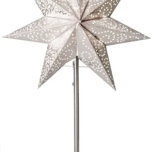Begränsat erbjudande Star Trading Antique Julstjärna Vit 55cm