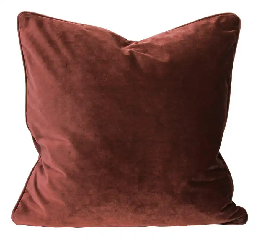 I lager Kuddfodral Sammet Elise Rost 45x45cm Svanefors