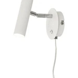 Säker betalning Vägglampa Aneta Lighting Artic Dimbar Vit 14cm