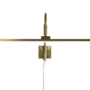 Tavelbelysning Aneta Lighting Miro Antikmässing 40cm Endast idag