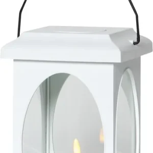 Billig Lykta Star Trading Flamme Vit 13,5x23cm