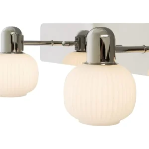 Reapris Badrumslampa Vägg Aneta Lighting Messina IP44 2L Krom/Opalvit