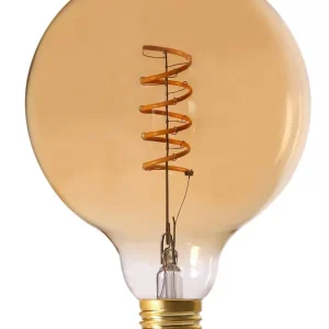 PR Home Elect Ljuskälla Spiral LED Fil Globe 125 mm 4W Guld Kampanj