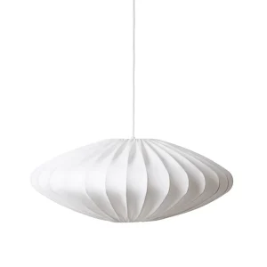 Lampskärm Tak Watt & Veke Ellipse Bomull Vit 65cm Fri frakt