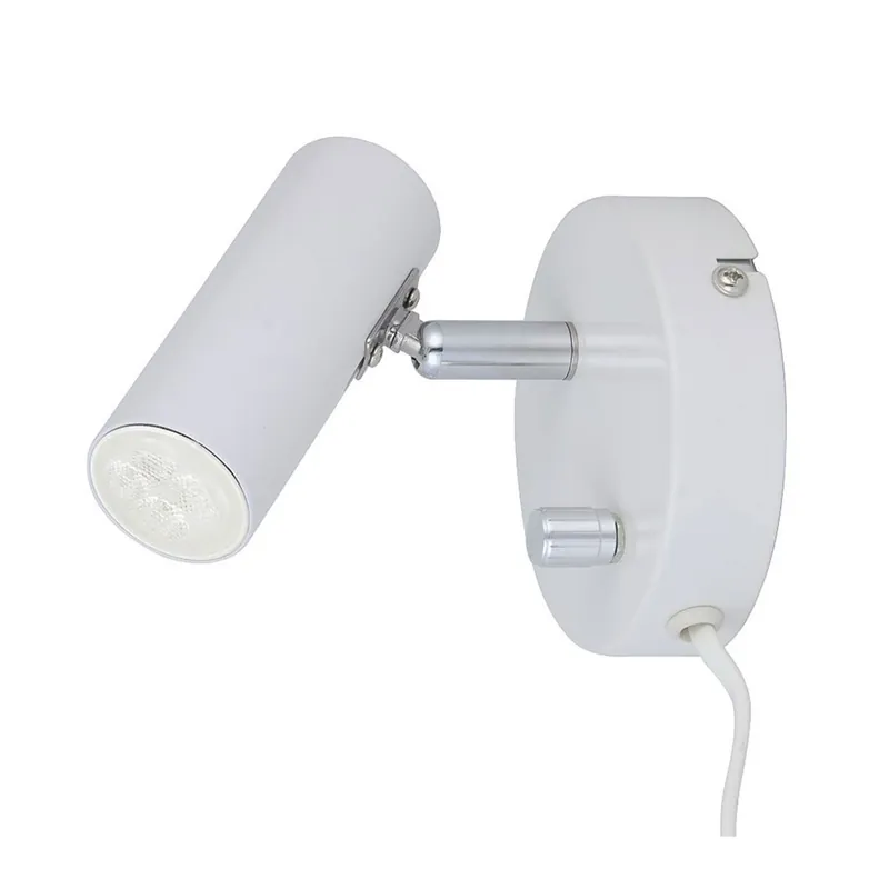 Begränsad tid Vägglampa Dimbar Mini Vit 10cm Oriva