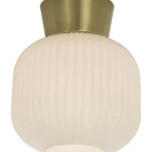 Fri frakt Plafond Glas Aneta Lighting Vanja Vit/Mässing 20cm
