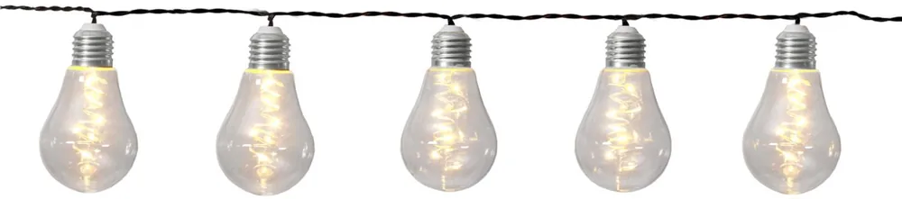 Bästa pris Star Trading Ljusslinga Solcell Glow Transparent 1,8m