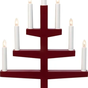 Star Trading Trapp Ljusstake 54cm Röd Säker betalning