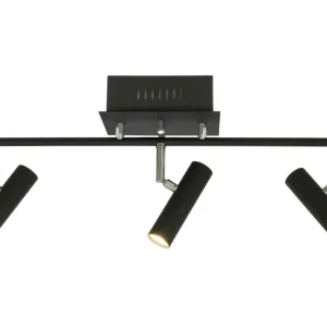 Takspotlight Aneta Lighting Artic Svart 3L 66cm Snabb leverans