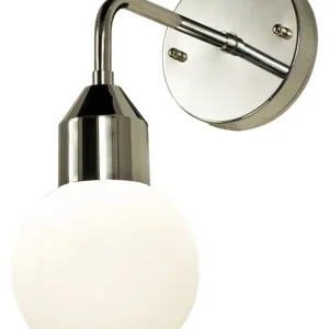 Badrumslampa Vägg Aneta Lighting Florens Krom/Opalvit 32cm Nedsatt pris