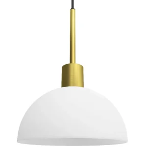 Rea Taklampa Glas Opal/Mässing Dimbar Herstal Vienda 20cm